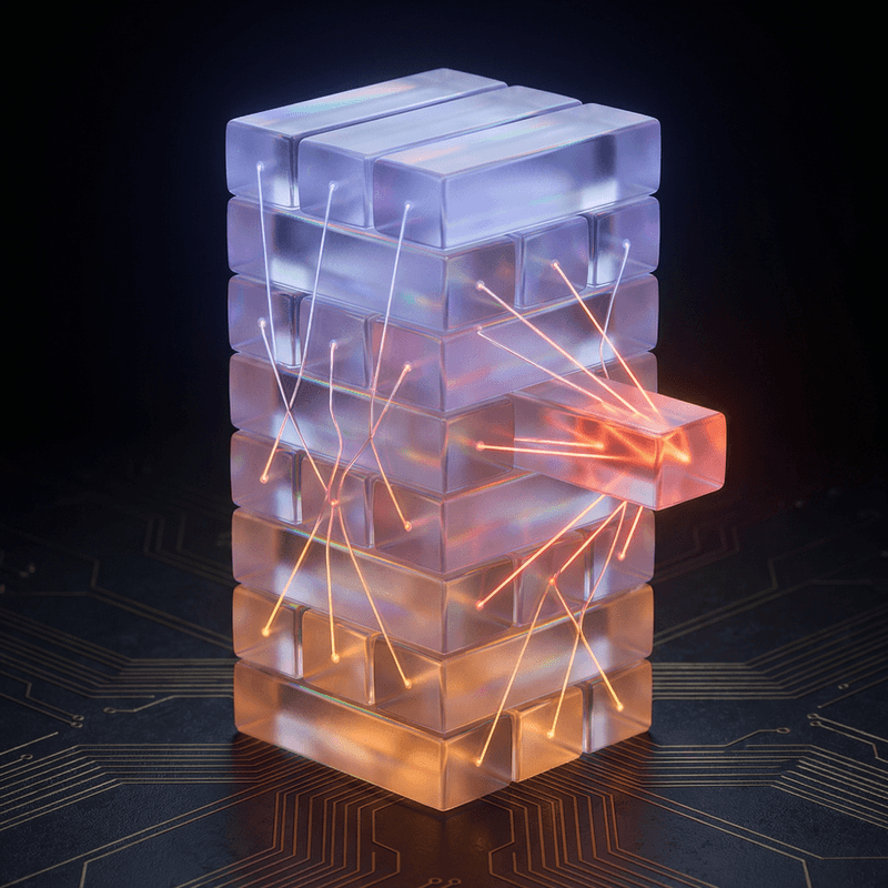 AI Systems — neural Jenga tower