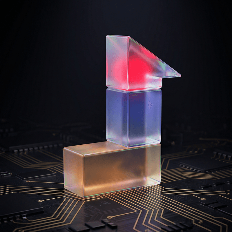 Consulting — precision glass arrow