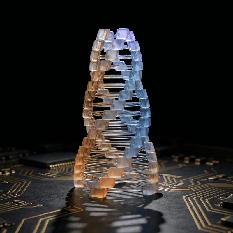 Automation — interconnected DNA helix